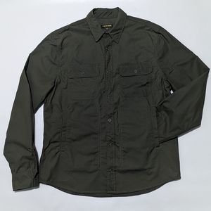 Men's Flint and Tinder L Green Unlined Waxed Jacket